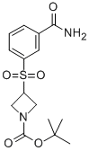 3-(3-CARBAMOYL-BENZENESULFONYL)-AZETIDINE-1-CARBOXYLIC ACID TERT-BUTYL ESTER CAS#: 887586-99-4
