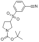 3-(3-CYANO-BENZENESULFONYL)-PYRROLIDINE-1-CARBOXYLIC ACID TERT-BUTYL ESTER CAS#: 887587-73-7