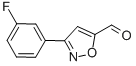 3-(3-FLUORO-PHENYL)-ISOXAZOLE-5-CARBALDEHYDE CAS#: 885273-52-9