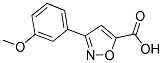 3-(3-METHOXY-PHENYL)-ISOXAZOLE-5-CARBOXYLIC ACID CAS#: 883546-38-1