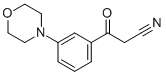 3-(3-MORPHOLIN-4-YL-PHENYL)-3-OXO-PROPIONITRILE CAS#: 887591-28-8