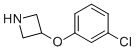 3-(3-chlorophenoxy)azetidine CAS#: 868833-95-8