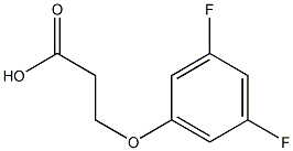 3-(3,5-DIFLUOROPHENOXY)-PROPANOIC ACID CAS#: 844648-19-7