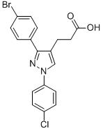 3-(4-BROMOPHENYL)-1-(4-CHLOROPHENYL)PYR& CAS#: 870704-04-4