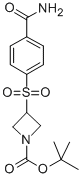 3-(4-CARBAMOYL-BENZENESULFONYL)-AZETIDINE-1-CARBOXYLIC ACID TERT-BUTYL ESTER CAS#: 887587-05-5