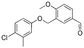 3-(4-CHLORO-3-METHYL-PHENOXYMETHYL)-4-METHOXY-BENZALDEHYDE CAS#: 834913-94-9