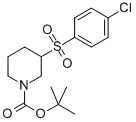 3-(4-CHLORO-BENZENESULFONYL)-PIPERIDINE-1-CARBOXYLIC ACID TERT-BUTYL ESTER CAS#: 887590-18-3