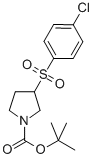 3-(4-CHLORO-BENZENESULFONYL)-PYRROLIDINE-1-CARBOXYLIC ACID TERT-BUTYL ESTER CAS#: 887587-54-4