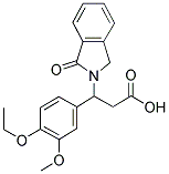 3-(4-ETHOXY-3-METHOXYPHENYL)-3-(1-OXO-1,3-DIHYDRO-2H-ISOINDOL-2-YL)PROPANOIC ACID CAS#: 885951-50-8