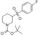 3-(4-FLUORO-BENZENESULFONYL)-PIPERIDINE-1-CARBOXYLIC ACID TERT-BUTYL ESTER CAS#: 887590-22-9