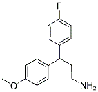 3-(4-FLUORO-PHENYL)-3-(4-METHOXY-PHENYL)-PROPYLAMINE CAS#: 849025-48-5
