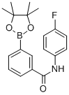 3-(4-FLUOROPHENYL)AMINOCARBONYLPHENYLBORONIC ACID PINACOL ESTER CAS#: 850567-58-7
