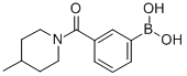 3-(4-METHYLPIPERIDINE-1-CARBONYL)PHENYLBORONIC ACID CAS#: 850567-30-5