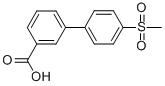 3-(4-Methanesulfonylphenyl)benzoic acid CAS#: 893736-70-4