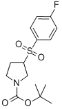 3-(4-fluoro-benzenesulfonyl)-pyrrolidine-1-carboxylic aid tert-butyl ester CAS#: 887587-51-1