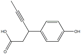 3-(4-hydroxyphenyl)hex-4-ynoicacid CAS#: 865233-34-7