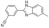3-(5-METHYL-1H-BENZIMIDAZOL-2-YL)BENZONITRILE CAS#: 859732-34-6