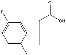 3-(5-fluoro-2-Methylphenyl)-3-Methylbutanoic acid CAS#: 849353-56-6
