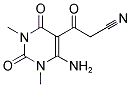 3-(6-AMINO-1,3-DIMETHYL-2,4-DIOXO-1,2,3,4-TETRAHYDRO-5-PYRIMIDINYL)-3-OXOPROPANENITRILE CAS#: 887352-46-7