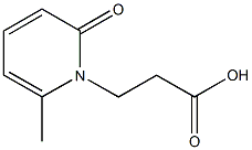 3-(6-methyl-2-oxo-1(2H)-pyridinyl)propanoic acid(SALTDATA: FREE) CAS#: 859296-04-1