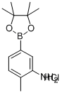 3-AMINO-4-METHYLPHENYLBORONIC ACID, PINACOL ESTER, HCL CAS#: 850567-52-1
