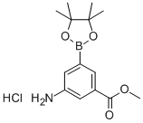 (3-AMINO-5-METHOXYCARBONYL)BENZENEBORONIC ACID PINACOL ESTER HYDROCHLORIDE CAS#: 850567-50-9