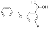 (3-BENZYLOXY-5-FLUORO)BENZENEBORONIC ACID CAS#: 850589-56-9