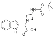 (3-BOC-AMINO-AZETIDIN-1-YL)-(1H-INDOL-2-YL)-ACETIC ACID CAS#: 885276-02-8