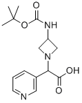 (3-BOC-AMINO-AZETIDIN-1-YL)-PYRIDIN-3-YL-ACETIC ACID CAS#: 885275-93-4