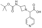 (3-BOC-AMINO-AZETIDIN-1-YL)-PYRIDIN-4-YL-ACETIC ACID CAS#: 885275-96-7