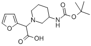 (3-BOC-AMINO-PIPERIDIN-1-YL)-FURAN-2-YL-ACETIC ACID CAS#: 885276-61-9
