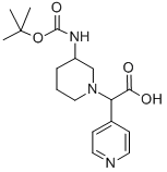 (3-BOC-AMINO-PIPERIDIN-1-YL)-PYRIDIN-4-YL-ACETIC ACID CAS#: 885276-46-0