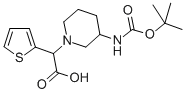 (3-BOC-AMINO-PIPERIDIN-1-YL)-THIOPHEN-2-YL-ACETIC ACID CAS#: 885276-49-3