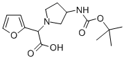 (3-BOC-AMINO-PYRROLIDIN-1-YL)-FURAN-2-YL-ACETIC ACID CAS#: 885276-37-9