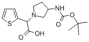 (3-BOC-AMINO-PYRROLIDIN-1-YL)-THIOPHEN-2-YL-ACETIC ACID CAS#: 885276-25-5