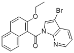3-BROMO-1-(2-ETHOXY NAPHTHOYL)-7-AZAINDOLE CAS#: 880770-81-0