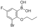 3-BROMO-5-FLUORO-2-PROPOXYPHENYLBORONIC& CAS#: 868272-84-8