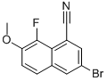 3-BROMO-8-FLUORO-7-METHOXY-1-NAPHTHONITRILE CAS#: 858946-63-1