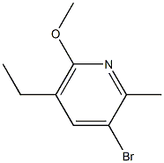 3-BroMo-5-ethyl-6-Methoxy-2-Methylpyridine CAS#: 867006-25-5