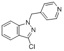 3-CHLORO-1-PYRIDIN-4-YLMETHYL-1H-INDAZOLE CAS#: 885272-01-5