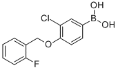 3-CHLORO-4-(2'-FLUOROBENZYLOXY)PHENYLBO& CAS#: 870777-28-9