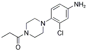 3-CHLORO-4-(4-PROPIONYLPIPERAZIN-1-YL)ANILINE CAS#: 838613-75-5