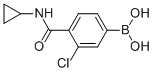3-CHLORO-4-(CYCLOPROPYLCARBAMOYL)PHENYLBORONIC ACID CAS#: 850589-44-5