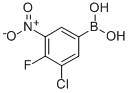 (3-CHLORO-4-FLUORO-5-NITRO)BENZENEBORONIC ACID CAS#: 850568-73-9