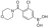 3-CHLORO-4-(MORPHOLINE-4-CARBONYL)BENZENEBORONIC ACID CAS#: 850589-49-0