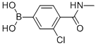 3-CHLORO-4-(N-METHYLCARBAMOYL)BENZENEBORONIC ACID CAS#: 850589-39-8