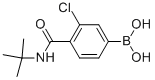 3-CHLORO-4-(N-TERT-BUTYLCARBAMOYL)PHENYLBORONIC ACID CAS#: 850589-46-7