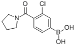 3-CHLORO-4-(PYRROLIDINYL-1-CARBONYL)PHENYLBORONIC ACID CAS#: 850589-51-4