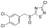 3-CHLORO-5-(3,4-DICHLOROBENZYLSULFINYL)-1,2,4-THIADIAZOLE CAS#: 845879-22-3