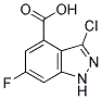 3-CHLORO-6-FLUORO-4-INDAZOLECARBOXYLIC ACID CAS#: 885521-97-1